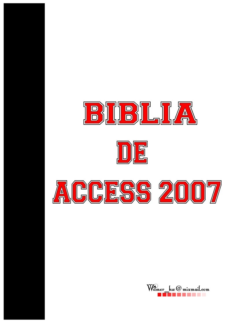 Imágen de pdf Biblia de Access 2007